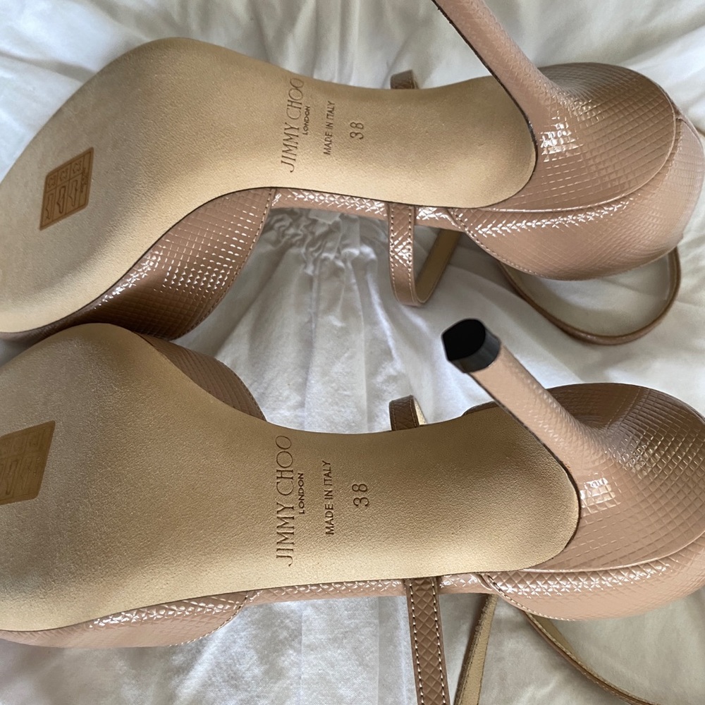 Jimmy Choo Emsy 85 in ballet pink - Picture 5 of 7